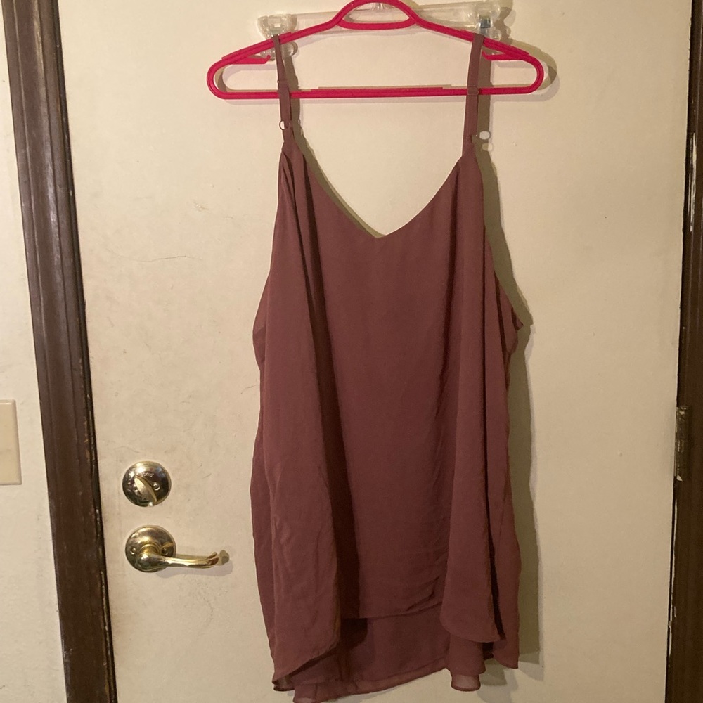 Dusty Pink Sophie tank by Torrid